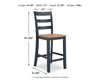 Gesthaven Counter Height Barstool