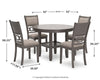 Wrenning Dining Table and 4 Chairs (Set of 5)
