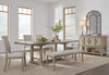 Vallardia Dining Table, 4 Chairs and Bench