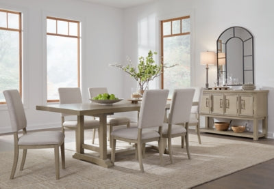 Vallardia Dining Table and 6 Chairs
