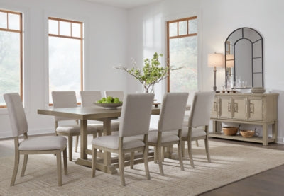 Vallardia Dining Table and 8 Chairs