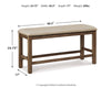 Moriville Counter Height Dining Bench