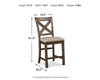 Moriville Counter Height Bar Stool