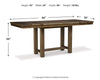 Moriville Counter Height Dining Extension Table