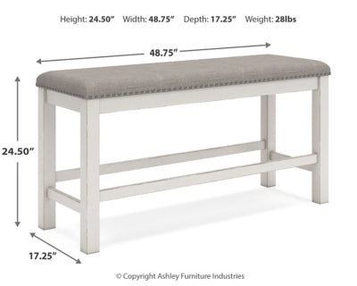 Robbinsdale 49" Counter Height Dining Bench