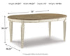 Realyn Dining Extension Table