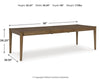 Roanhowe Dining Extension Table