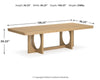 Rencott Dining Extension Table
