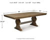 Sturlayne Dining Extension Table