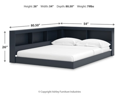 Simmenfort Full Bookcase Storage Bed
