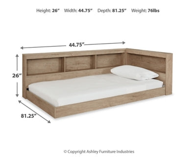 Oliah Twin Bookcase Storage Bed