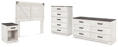 مجموعة غرفة نوم مكونة من 4 قطع