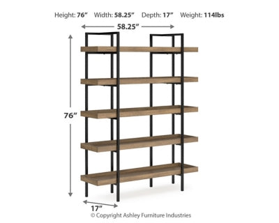 Montia 76" Bookcase
