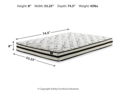 8 Inch Chime Innerspring Full Mattress in a Box