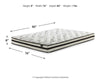 8 Inch Chime Innerspring King Mattress in a Box