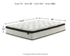 Chime 12 Inch Hybrid Twin Mattress in a Box