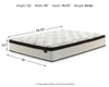 Chime 12 Inch Hybrid King Mattress in a Box