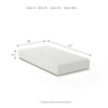 10 Inch Chime Memory Foam Twin Mattress in a Box