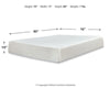 10 Inch Chime Memory Foam King Mattress in a Box