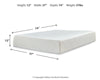 Chime 12 Inch Memory Foam Twin Mattress in a Box