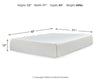 Chime 12 Inch Memory Foam California King Mattress in a Box
