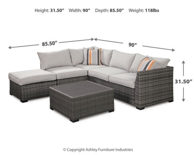 Cherry Point 4-piece Outdoor Sectional Set
