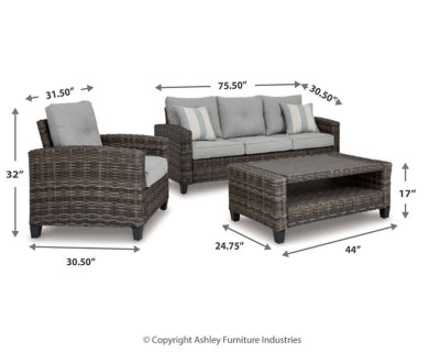 Cloverbrooke 4-Piece Outdoor Conversation Set
