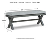 Elite Park Outdoor Bench with Cushion