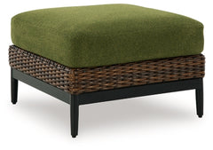 Horizon Hall Outdoor Ottoman with Cushion