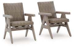 Carisbo Outdoor Rocking Arm Chair (Set of 2)