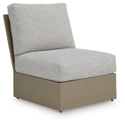 Kimpton Isle Outdoor Armless Chair with Cushion