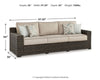 Coastline Bay Outdoor Sofa with Cushion