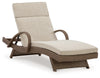 Beachcroft Outdoor Chaise Lounge with Cushion