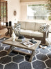 Beachcroft Nuvella Sofa with Coffee and End Table
