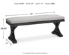 Beachcroft Outdoor Bench with Cushion