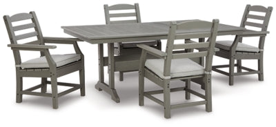 Outdoor Dining Table with 4 Chairs