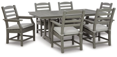 Outdoor Dining Table with 6 Chairs