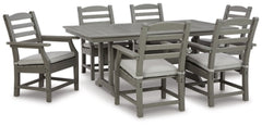 Outdoor Dining Table with 6 Chairs