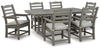 Outdoor Dining Table with 6 Chairs