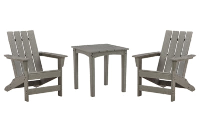 Outdoor Adirondack Chair Set with End Table