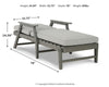 Visola Chaise Lounge with Cushion