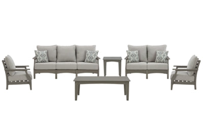 6-Piece Outdoor Sofa and Loveseat Set