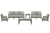 6-Piece Outdoor Sofa and Loveseat Set