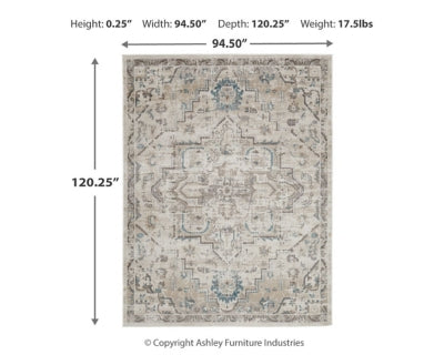 Barkham 7'10" x 10' Washable Rug