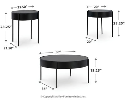 Ardoline Table (Set of 3)