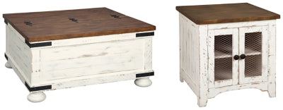 مجموعة طاولة من قطعتين