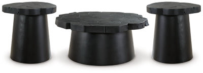 مجموعة طاولات المناسبات المكونة من 3 قطع