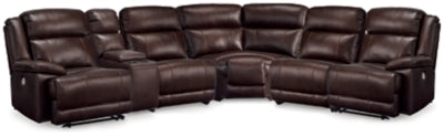 VonKurt 6-Piece Reclining Sectional with Console