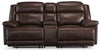 VonKurt 2-Piece Power Reclining Loveseat Sectional with Console