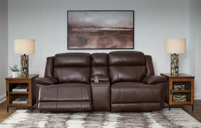 VonKurt 2-Piece Power Reclining Loveseat Sectional with Console